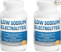 Low Sodium Electrolytes Only 23mg Serving Almost No Sodium Electrolyte Supplement Sugar Free Fast Hydration Potassium Magnesium Zinc C &amp More Kidney Friendly Electrolytes 2-Pack