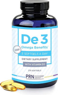 De3 Dry Eye Ultra Pure rTG Omega 3 – Support for Dry Eyes - 2400mg EPA &amp DHA – New &amp Improved-Burpless-3 per Day Serving 3-Month Supply