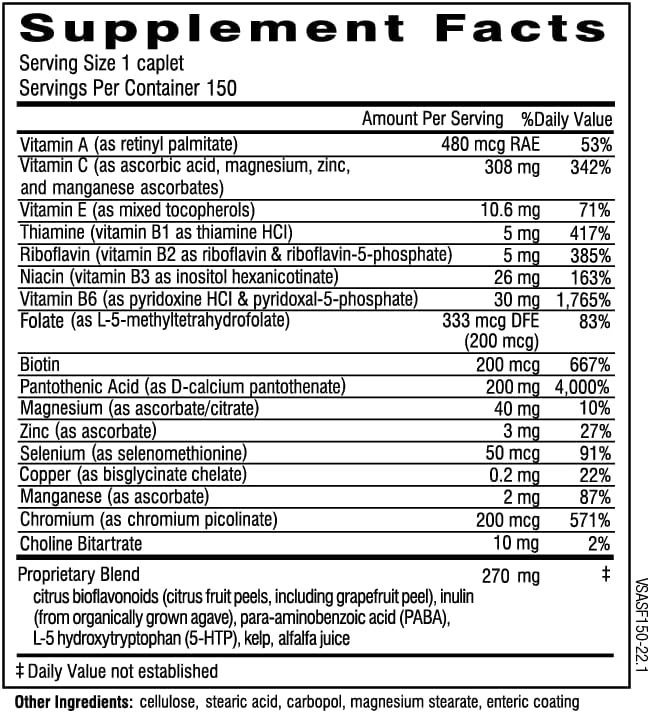 Doctor Wilson's Original Formulations Super Adrenal Stress Formula 150 caplets Adrenal HPA Axis Fatigue and Energy Support
