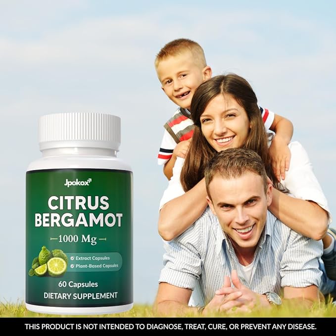 Citrus Bergamot | Citrus Bergamot 1000mg | 1000mg Per Serving | Supplement for Men &amp Women | (Pack 5)