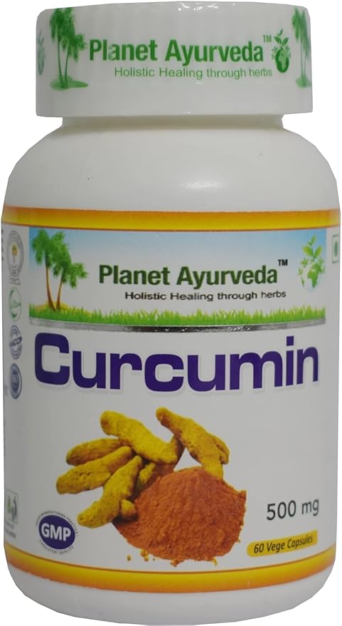 Planet Ayurveda Curcumin - 2 Bottles (Each 60 Capsules 500mg) in USA