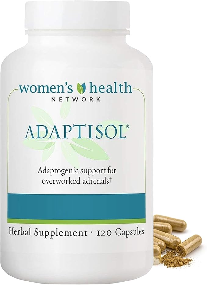 Women's Health Network Adaptisol™ - Helps Normalize Cortisol Function and Relieve Adrenal Fatigue &amp Stress Response - 120 Capsules (30 Day Supply)