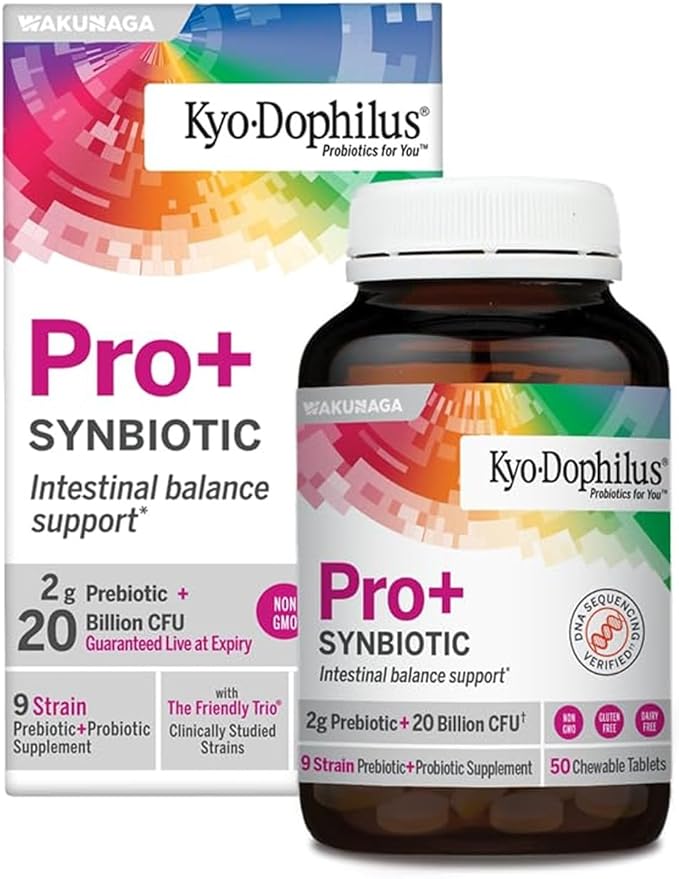 Kyo-Dophilus Pro+ Synbiotic 50 Chewable Tablets