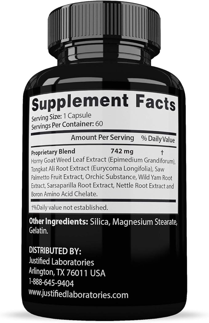 (5 Pack) Savage Grow 742MG All Natural Advanced Men's Health Formula 300 Capsules
