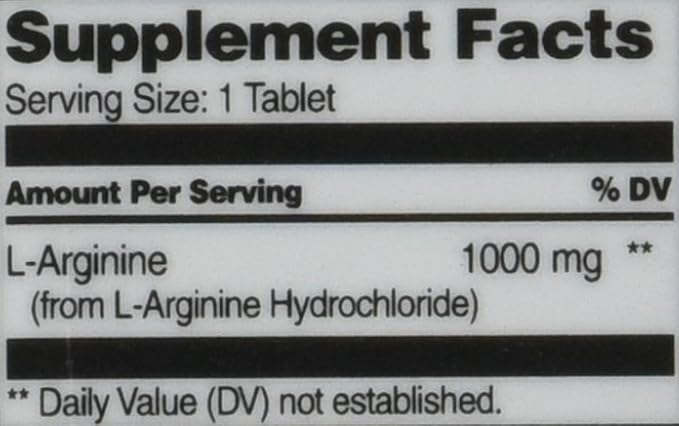 21st Century L-Arginine 1000 Mg Tablets 100-Count (Pack of 3)