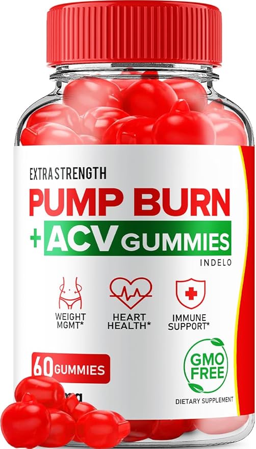 Pump Burn Keto ACV Gummies - Keto Pump Burn Gummies Reviews Pump Burn Keto + ACV Gummies for Weight Management B12 Burn Pump Advanced 1000mg Formula (1 Pack - 60 Gummies)