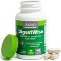 Naturenetics DigestWise Digestive Enzymes - 10 Powerful Vegan Enzymes to Support Digestion Gas Bloating &amp Constipation Relief - Keto Friendly - Lab Tested - 90 Capsules (1)