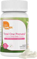 Zahler - Total One Prenatal Vitamins for Women (120 Count) Daily Multi Vitamin Prenatals with Folic Acid Iron Zinc &amp 19 Other Essential Vitamins &amp Minerals - Kosher Pre Natal Multivitamin Ca
