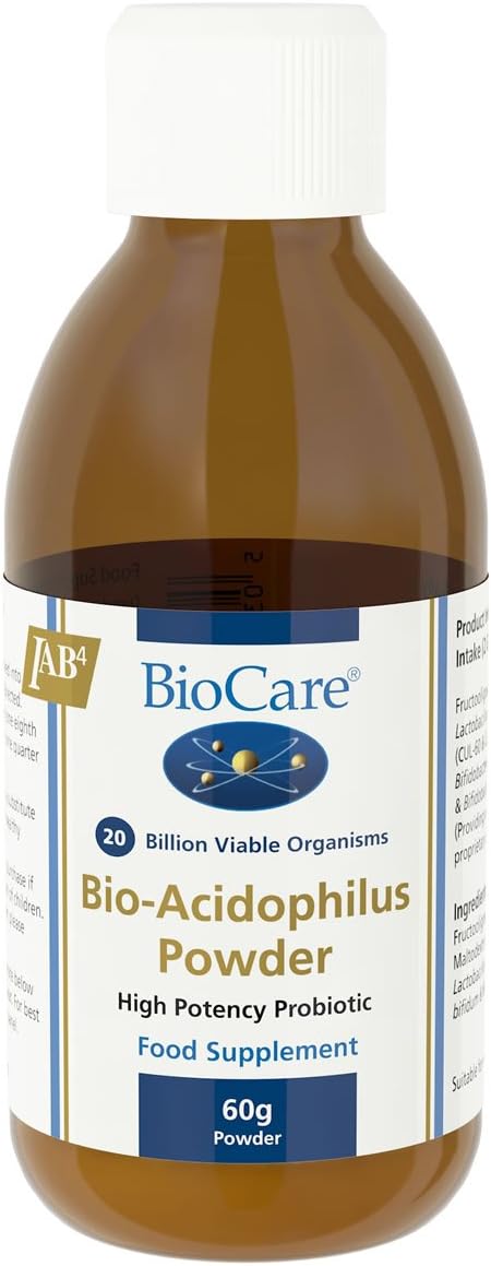 (6 Pack) - Biocare - BioAcidophilus Powder | 60g | 6 Pack Bundle