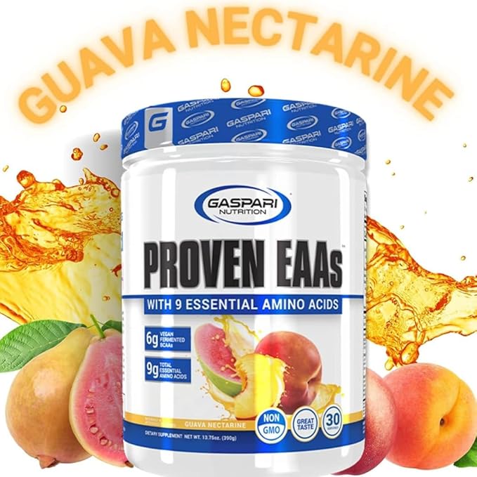 Gaspari Nutrition Proven EAAs™ with 9 Essential Amino Acids Guava Nectarine 13.75 oz (390 g)