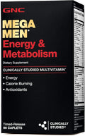 GNC Mega Men Energy &amp Metabolism Multivitamin | Increased Calorie Burning | 90 Count