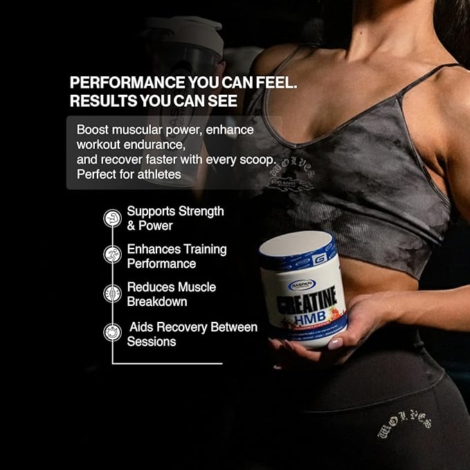 Gaspari Nutrition Creatine HMB Micronized Creatine Monohydrate and HMB Delivers Strength Muscle Protection and Training Performance (30 Servings Strawberry Lemonade)