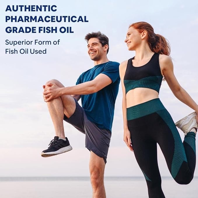 Generic Multivitamin and Omega 3 1000mg Capsules for Men &amp Women | Fish Oil and Multivitamin Combo with 30 Ingredients - 60 Softgel Capsules
