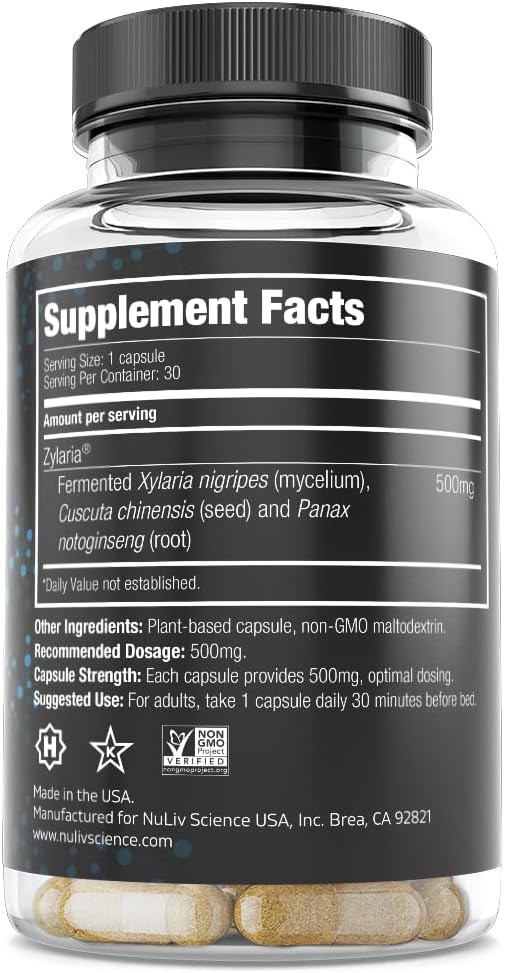 Zylaria Deep and REM Sleep Aid 100% Plant Based Natural Sleep Support