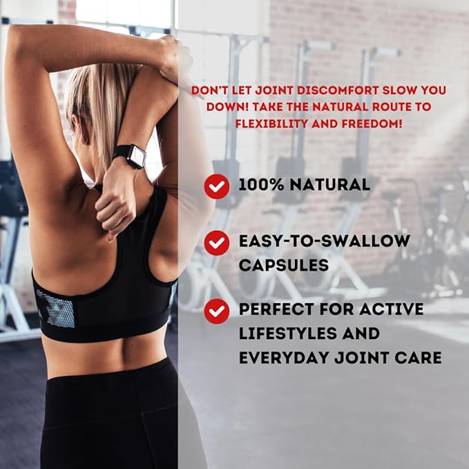 Glucosamine Chondroitin with Turmeric MSM &amp Boswellia Joint Support Supplement 2 Pack 200 Capsules