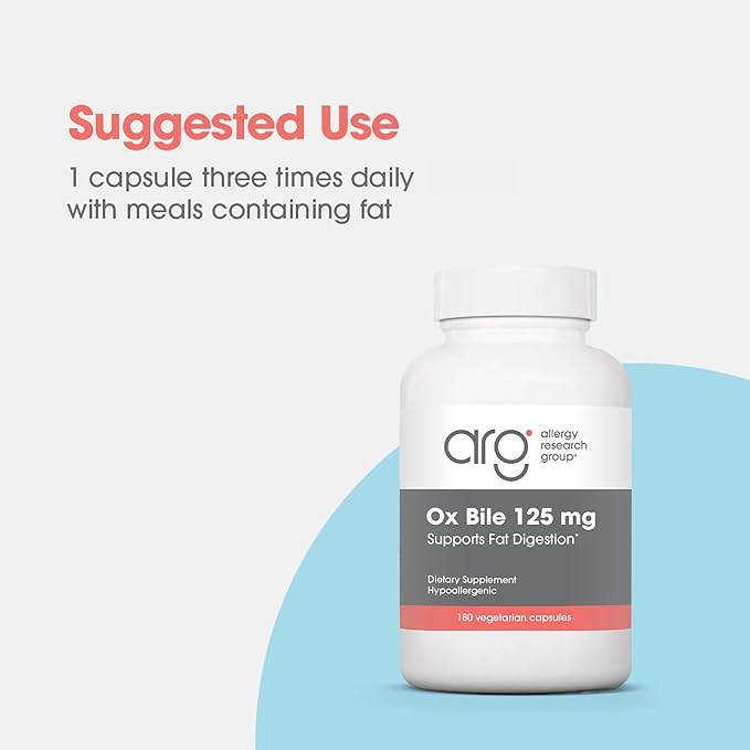 Allergy Research GroupOxbile 125mg 180 ct