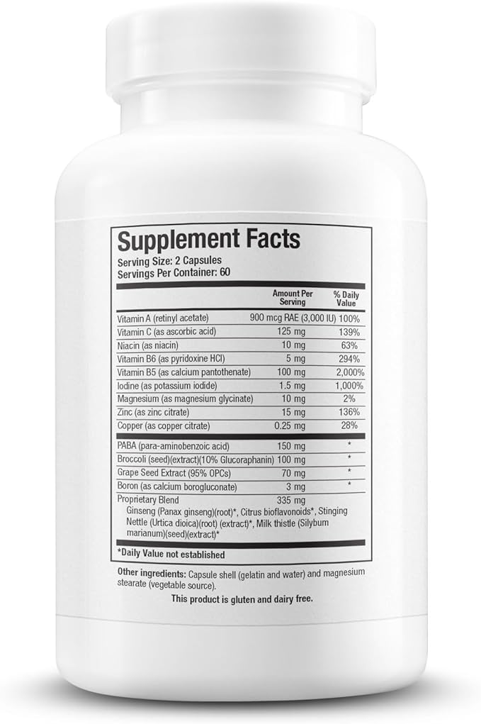 Biotics Research Hormone Balance and Protect - Formulated by Dr. Lindsey Devaki Berkson Hormone Expert. PABA Milk Thistle Broccoli Seed Extract 120 Capsules