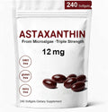 Astaxanthin 12mg Premium Astaxanthin Antioxidant Supplements with Antioxidant Activity Supports Eye Immune Skin Health Internal Circulation-240 Softgels