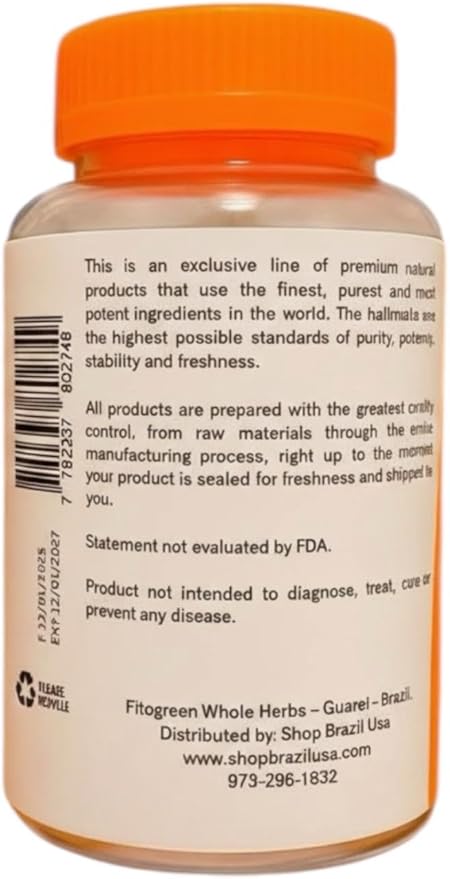 Sucupira Oil (Pterodon emarginatus) 500 Mg - 60 Capsules- Plant Based