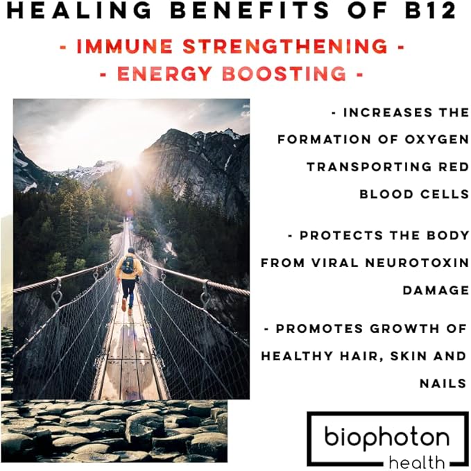 Liposomal Vitamin B12 Liquid Supplement - Bioactive Methyl Blend - Vegan &amp Non GMO - Organic Glycerin &amp Sugar Free (2 Fl Oz)