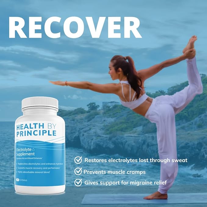 Electrolyte Capsules – Sodium &amp Potassium Hydration Supplement – No Sugar No Sweeteners No Flavoring No Iodine – 100 Vegan Capsules
