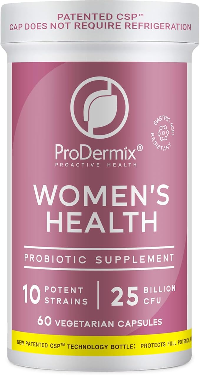 Probiotics for Women Vaginal Probiotic Promotes PH Balance UT Health 25 Billion CFU Once Daily Womens Supplement Kosher (60 Capsules)