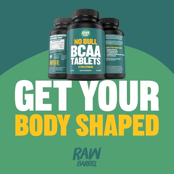 BCAA Tablets 1000 mg - Branched Chain Amino Acids Supplement for Muscle Recovery &amp Energy - Pre or Post Workout BCAAs for Men &amp Women - 120 Pills - Natural Pure GMO Free