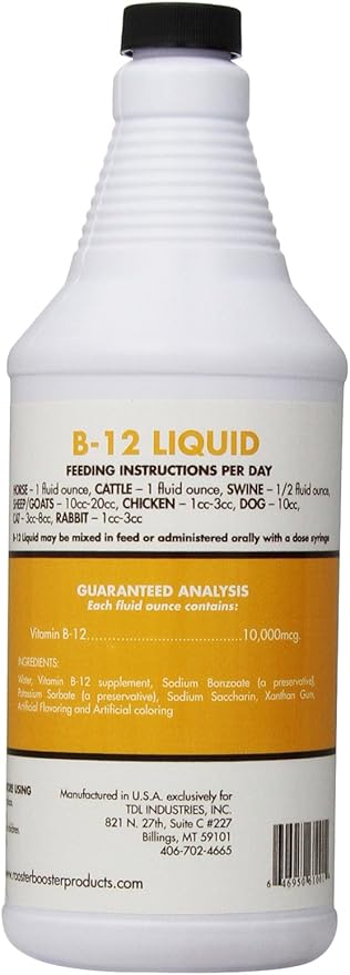 Rooster Booster B-12 Liquid 32-Ounce