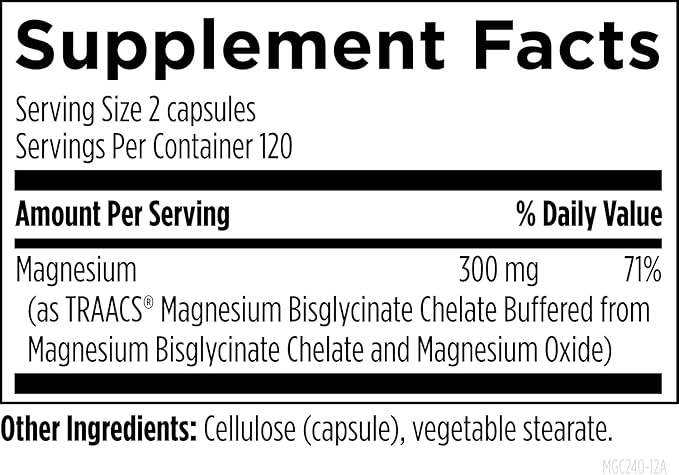 Designs for Health Magnesium Glycinate Complex - Chelated Magnesium Bisglycinate + High Absorption Magnesium for Calming &amp Sleep Heart Health Immune Support &amp Bone Strength - Vegan (240 Caps