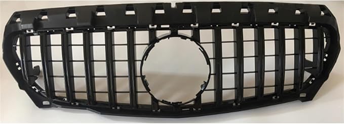 Engine Intake Grille Front Grille for mercedess 2013-2019 CLA Class X117 C117 CLA220 CLA260 CLA45 CLA180 Shooting Brake Front Bumper Grill (Color : 2013-2015 Black)