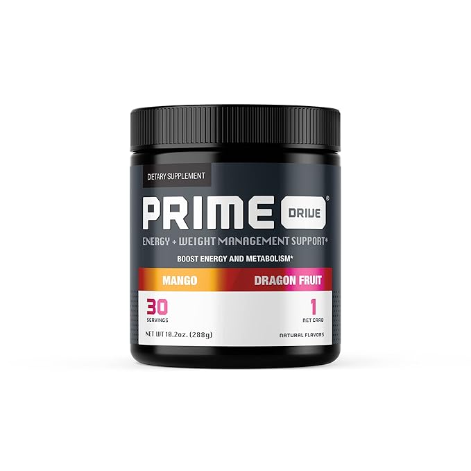 PRIME DRIVE 3 PACK + FREE SHAKER (STRAWBERRY MELON- BLUEBERRY LEMONADE- MANGO DRAGONFRUIT)