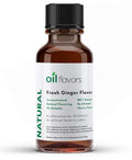 Fresh Ginger Flavor Oil 4oz | Oil Soluble Flavoring | MCT Based - Flavor Your Oil
