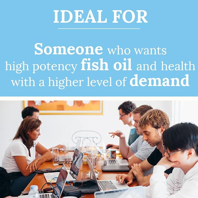 (Pack of 3) Hi Well Premium Omega 3 Fish Oil Concentrated 500mg 300 Softgels