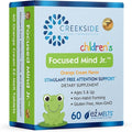 Focused Mind Jr. Cognitive Support for Children Pediatrician Formulated Stimulant-Free Supplement with Inositol DMAE Sugar-Free Vegan 60 EZ Melt Tablets