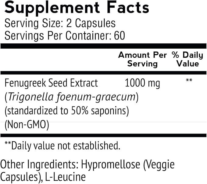 VitaMonk Essential Amino Acids and Fenugreek Seed Extract Capsules - Power &amp Vitality Boost Pack for Enhanced Energy and Wellness