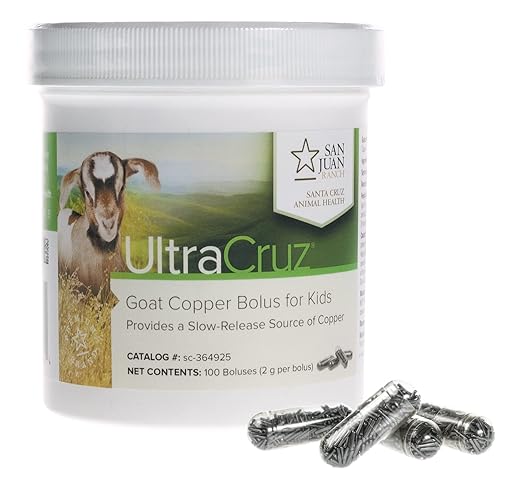 UltraCruz - sc-364925 Goat Copper Bolus Supplement for Kid Goats 100 Count x 2 Grams