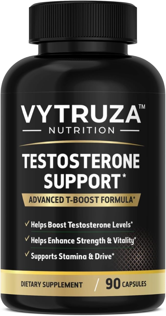Nutrition Advanced T-Boost Formula Test Support Capsules Premium Ingredients Energy Strength Support Supplement for Men 90 Capsules