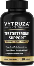 Nutrition Advanced T-Boost Formula Test Support Capsules Premium Ingredients Energy Strength Support Supplement for Men 90 Capsules