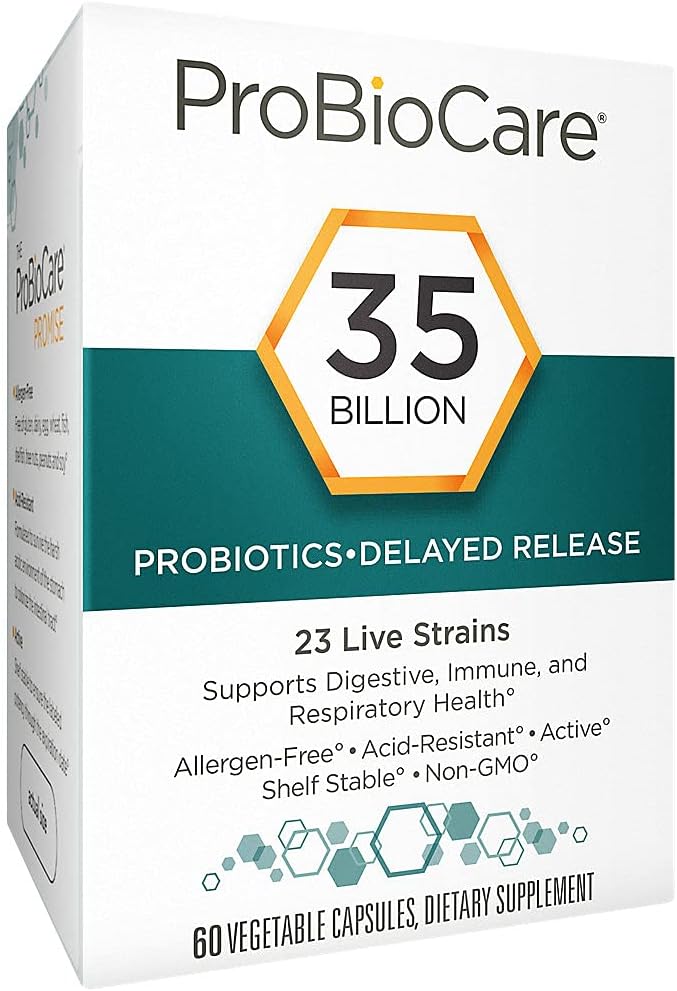 Probiotic - 35 Billion CFUs - Supports Digestive Health (60 Vegetable Capsules)