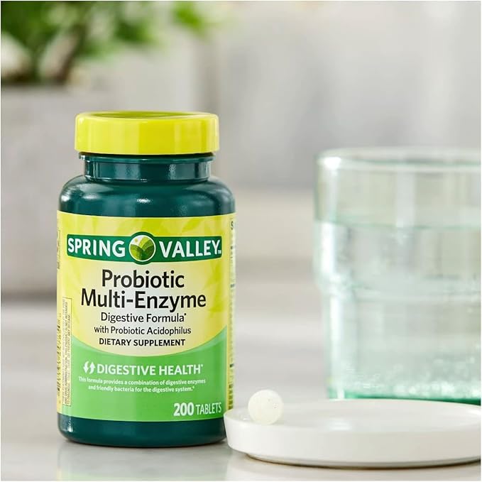 Valley Multi-Enzyme Probiotic 200 Tablets