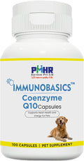 Coenzyme Q10 Capsules for Pets | Cardiac Supplements for Dog and Cats| Promote Heart Health Cognitive and Energy Support | 100 Capsules