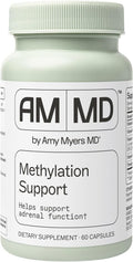 Amy Myers MD Methylation Support - MTHFR Supplement - Supports Adrenal Function Gut &amp Liver Health - Contains Folate Vitamin B12 B6 &amp B2 - Non-GMO &amp Gluten-Free - 60 Capsules (30 Servin