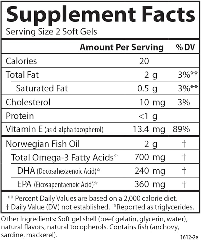 Carlson - Teen's Smart Catch 700 mg Omega-3s Cognitive Development Brain Function &amp Vision Support Lemon 180 Softgels