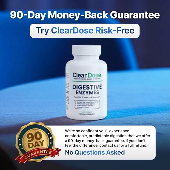 Digestive Enzymes with Probiotics – Broad Spectrum Enzyme Formula for Digestive Support Bloating &amp Gas Relief Lactase Protease Lipase – 60 Capsules