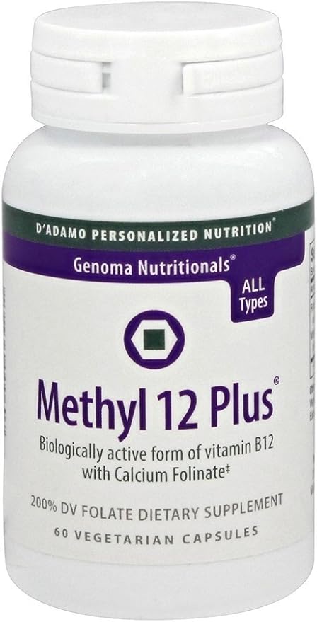 D'Adamo Personalized Nutrition Methyl 12 Plus 60 Count