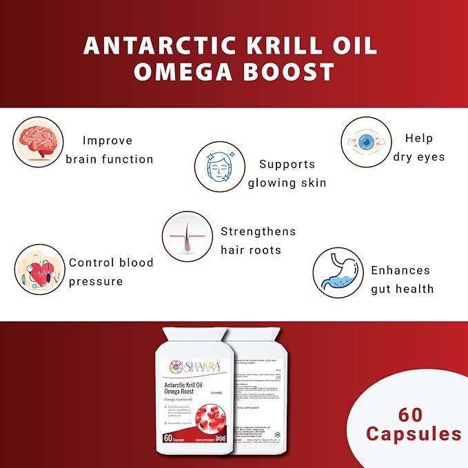 Antarctic Krill Oil Omega Boost - Spirituality Science &amp Supplements by Shakra Health