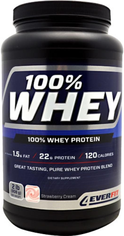 4Ever Fit Fruit Blast Whey Strawberry Kiwi 1.8-Pounds Tube