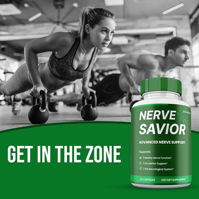 Nerve Savior Capsules Max Strength NerveSavior for Nerve Health (5 Pack)