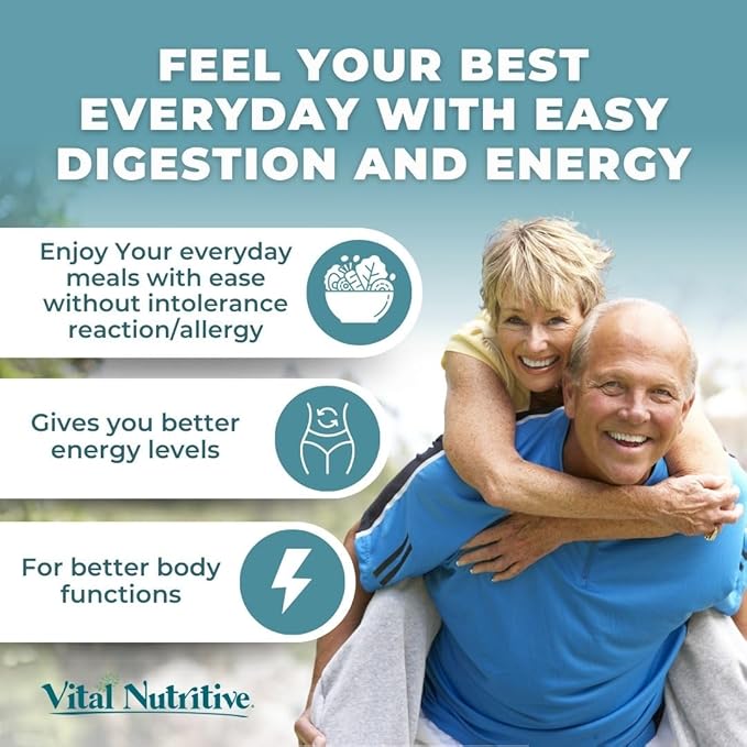Vital Digestive Enzymes with Makzyme-Pro™ – Advanced Probiotic Complex for Digestive Support Gut Health Nutrient Absorption &amp Energy