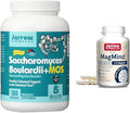 Jarrow Formulas 5 Billion CFU Probiotics + Prebiotics 180 Capsules &amp MagMind Brain Health Magnesium L-Threonate 90 Capsules Bundle